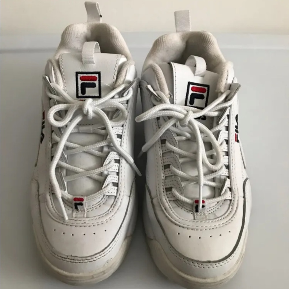 classic white fila disruptors